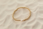 Evil Eye Pearl Beaded Bracelet Set Adjustable Evil Eye Bracelet