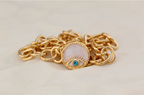 Protection Talisman Oval Link Necklace