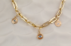 Gold Coin Medallion Necklace