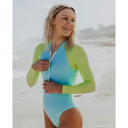 Aurie one piece long sleeve swimsuit