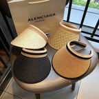 Straw sun visor Hat