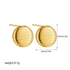 Three-Layer Textured Knot Earrings for Women