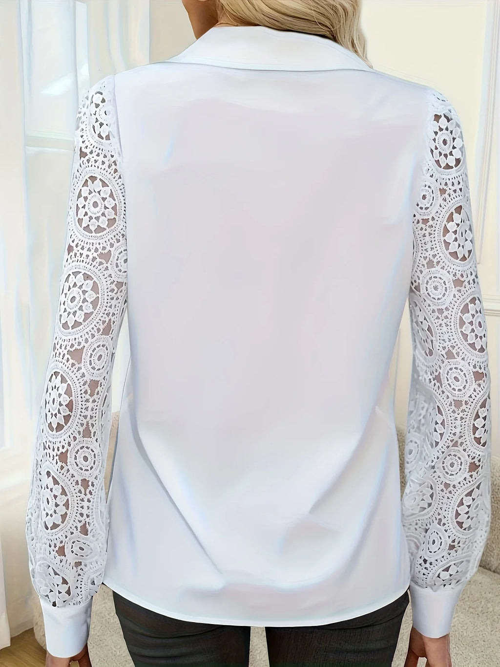 Temperament Loose Woman Shirt Fashion Casual Blouse Elegant long Sleeve Woman Shirt Holiday Weekend Top