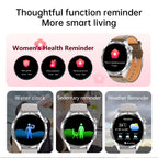 BOXUXING 2026 New Smart Watch Men Watch 5 Pro AMOLED HD Screen Bluetooth Call GPS Trajectory NFC Heart Rate Compass SmartWatches