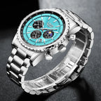Relogio Masculino LIGE New Men Watch With Full Steel Waterproof Luminous Quartz Watch For Men Fashion Military Date Chronograph