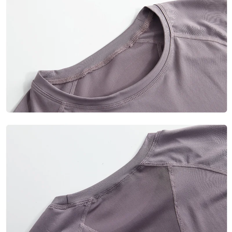 DRUR 2pcs Yoga Set Women Sports Pants Sets 2 Piece Sportswear Outfit Female Long Sleeve Fitness Top High Waist Sweatpants Suits