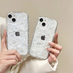 3D Butterfly Crystal Bling Glitter Pearl iPhone Case