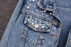 Denim Coat Women Denim Coat Turn Down Collar Single Breasted Full Sleeve Jackets Loose Casual Regular Short Jacket 2024