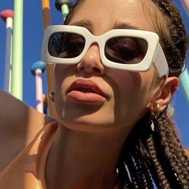 New Vintage Rectangle Sunglasses