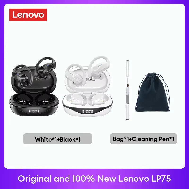 Lenovo Bluetooth V5.3 Wireless Headphones