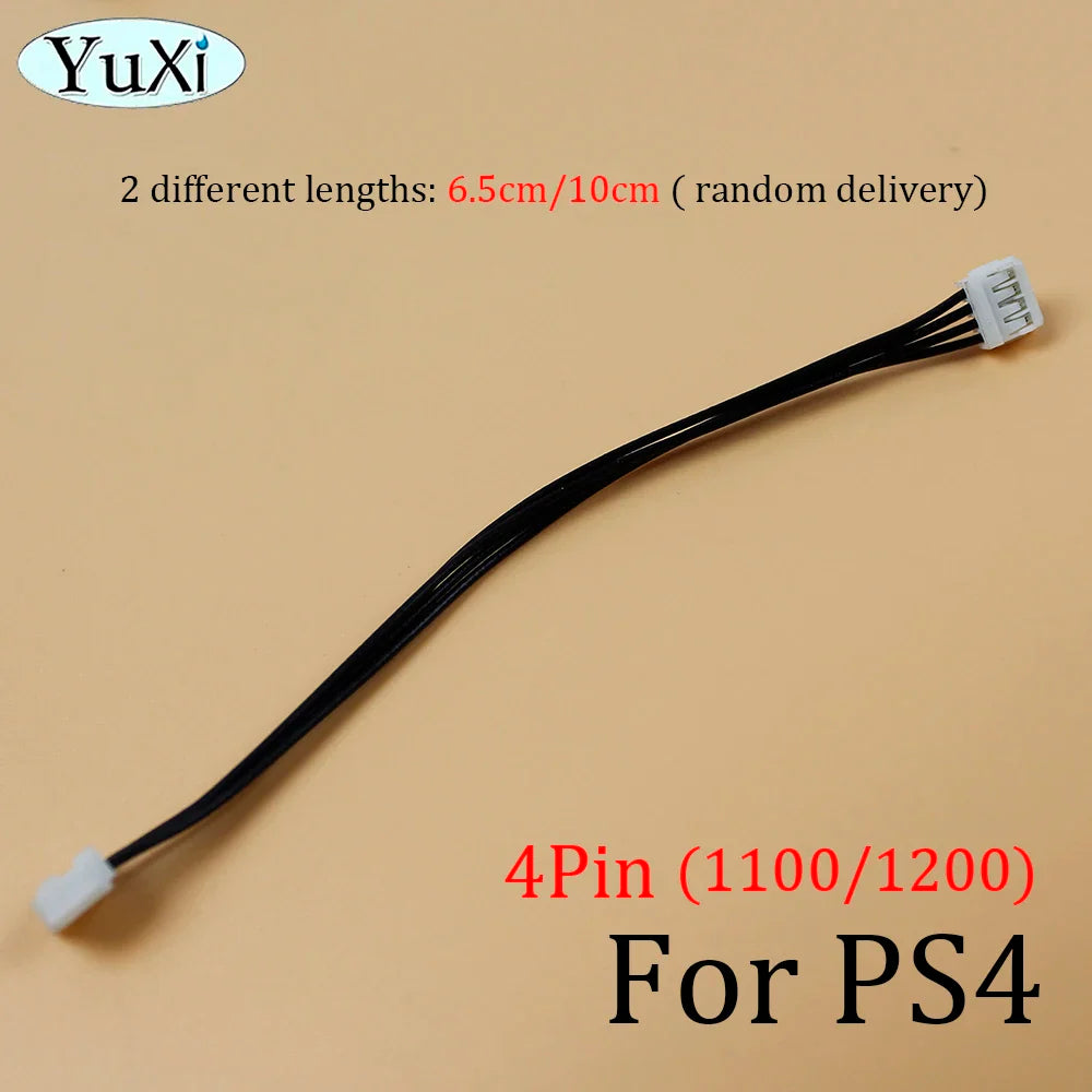 2Pcs Power Connector Cables For PS4 1000 1100 1200 5Pin 4Pin Host Power Line Cord For PlayStation 4 240AR 200ER Replacement Part
