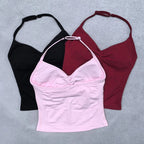 Adjustable Open Back Yoga Top Moisture Wicking Gym Tank