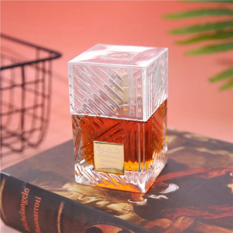 Arab Brand Leather Notes Perfume Unisex Fresh Romantic Fougere Scent Woody Notes Strong Pheromone Lasting Cologne Perfume Gift