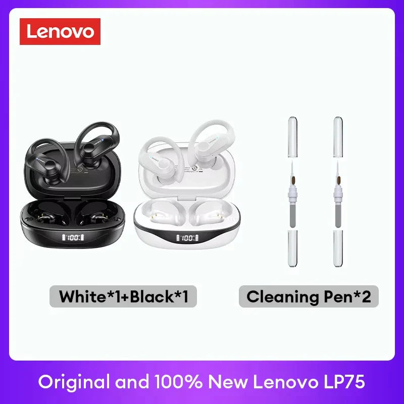 Lenovo Bluetooth V5.3 Wireless Headphones
