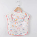 Baby Kids Long Sleeve Scarf Waterproof Apron