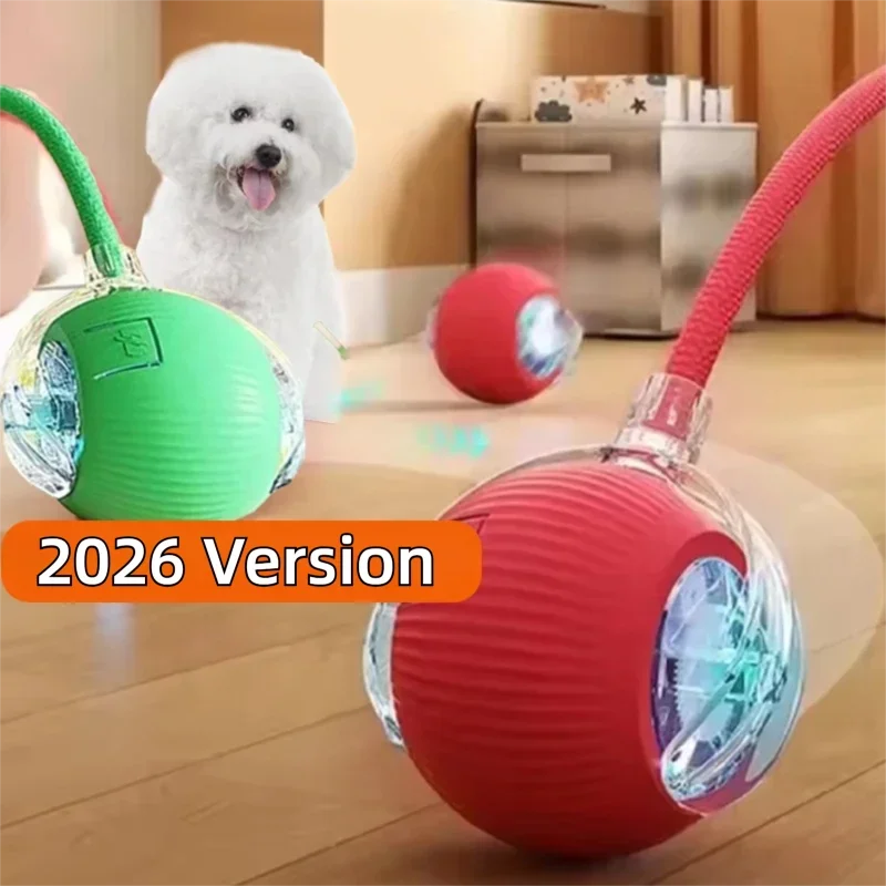 New Dog Interactive Ball Toy  Automatic Rolling Dog Ball Rechargeable Smart Puppy Interactive Toy Intelligent Balls Toy for Dogs