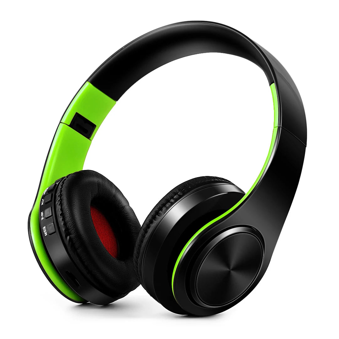 2026 Wireless Bluetooth Stereo Headset Upgrading Sports Overhead Earphone with Mic for Smart Phone TV PC Tablet - Music