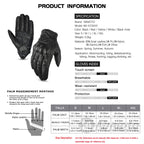 Leather Gloves Retro Biker