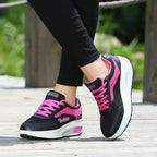 Women Breathable Lightweight Platform Walking Sneakers