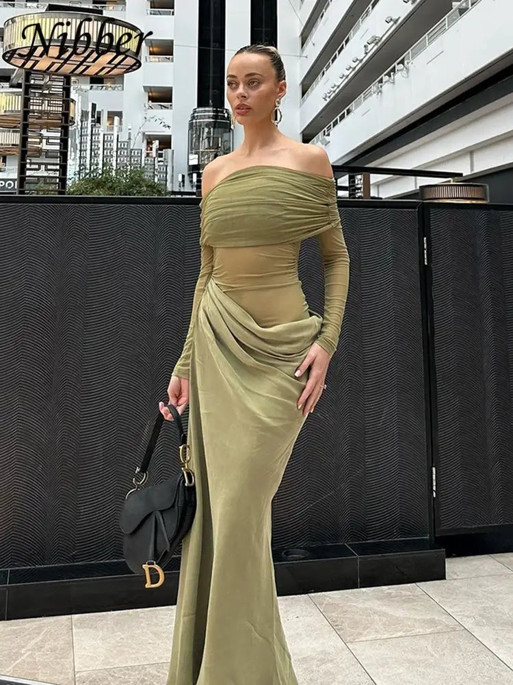 Elegant Mesh Dress