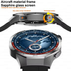 2026 Watch 5 Pro GPS Track Compass Smart Watch Men 360*360 AMOLED Screen NFC BT Call Waterproof Health Monitor Man Smartwatches