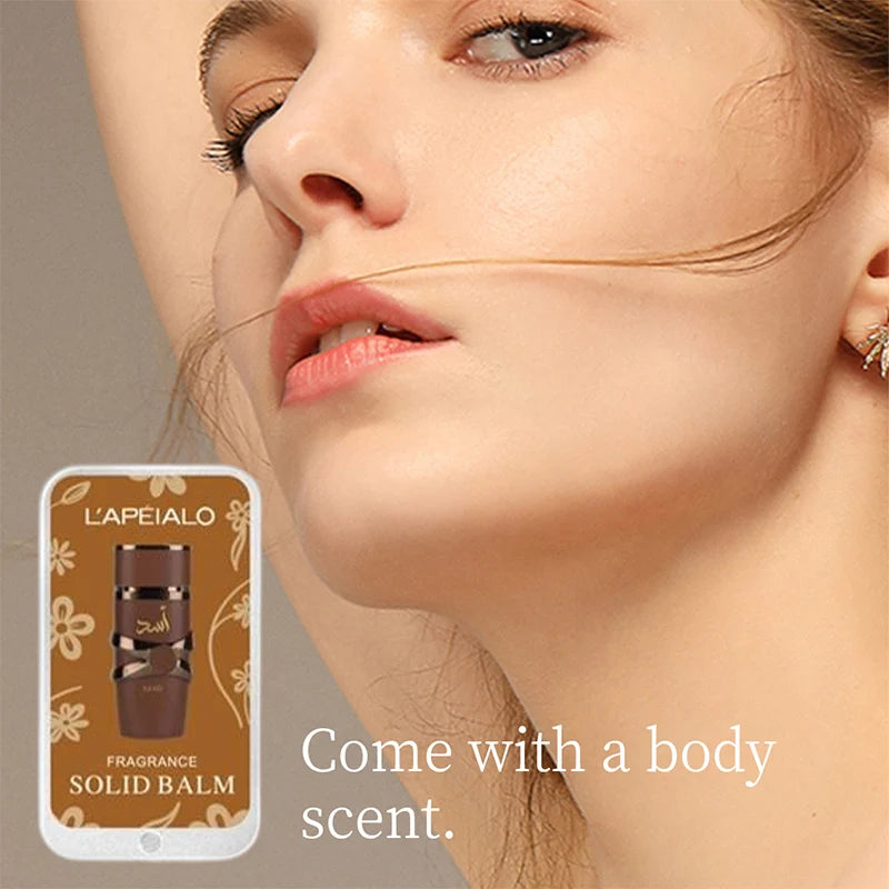 Arab Unisex Solid Balm Long Lasting Fragrance Body Pheromone Perfume Deodorant Cologne Fragrance Portable Pocket Solid Perfume