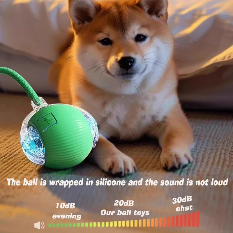 New Dog Interactive Ball Toy  Automatic Rolling Dog Ball Rechargeable Smart Puppy Interactive Toy Intelligent Balls Toy for Dogs