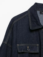 Women's Denim Jacket Solid Color Straps Waist Cinched Turndown Collar Fashionable Versatile Casual Spring Autumn Jacket 2025 New
