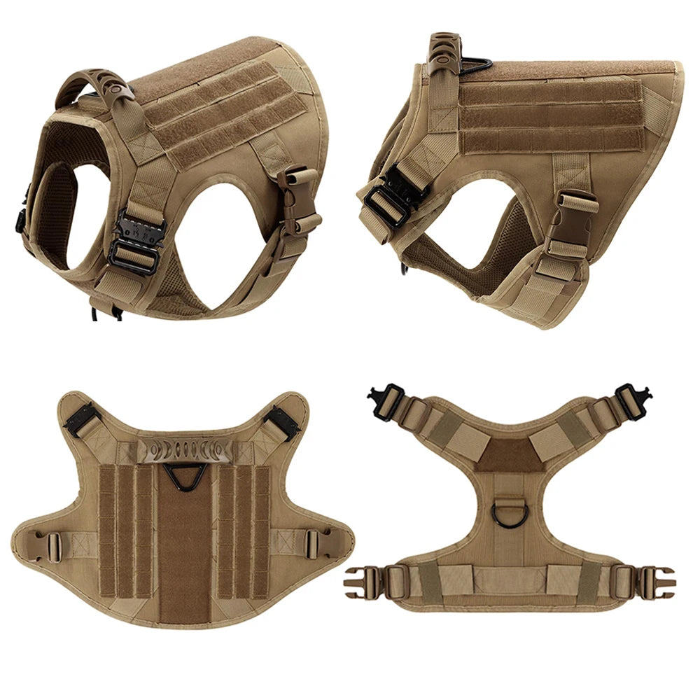 Large Dog Harness Training Walking Vest Dog Harness And Collar For Medium Large Dogs