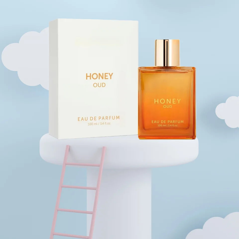 Honey Rose & Jasmine Perfume 100ml/3.4fl.oz - Unisex Long Lasting Fragrance, Perfect Gift