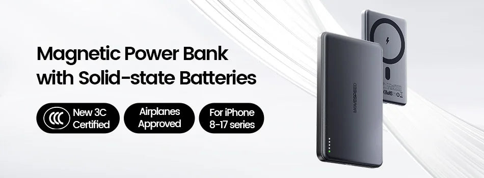 MOVESPEED M25Pro 140W Power Bank 25000mAh PD3.1 Fast Charge Portable External Battery 100W Powerbank for MacBook Notebook Laptop
