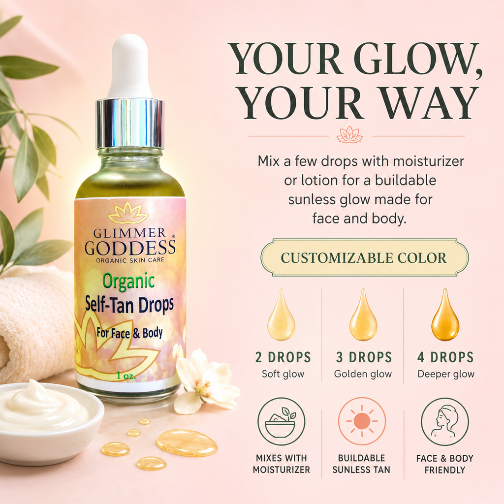 Organic Self Tan Drops – Fast Glow