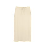 CRINKLE CREAM SKIRT