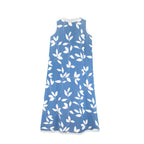 BLUE /WHT  FLORAL JUMPER