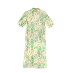 FLORAL LINEN DRESS