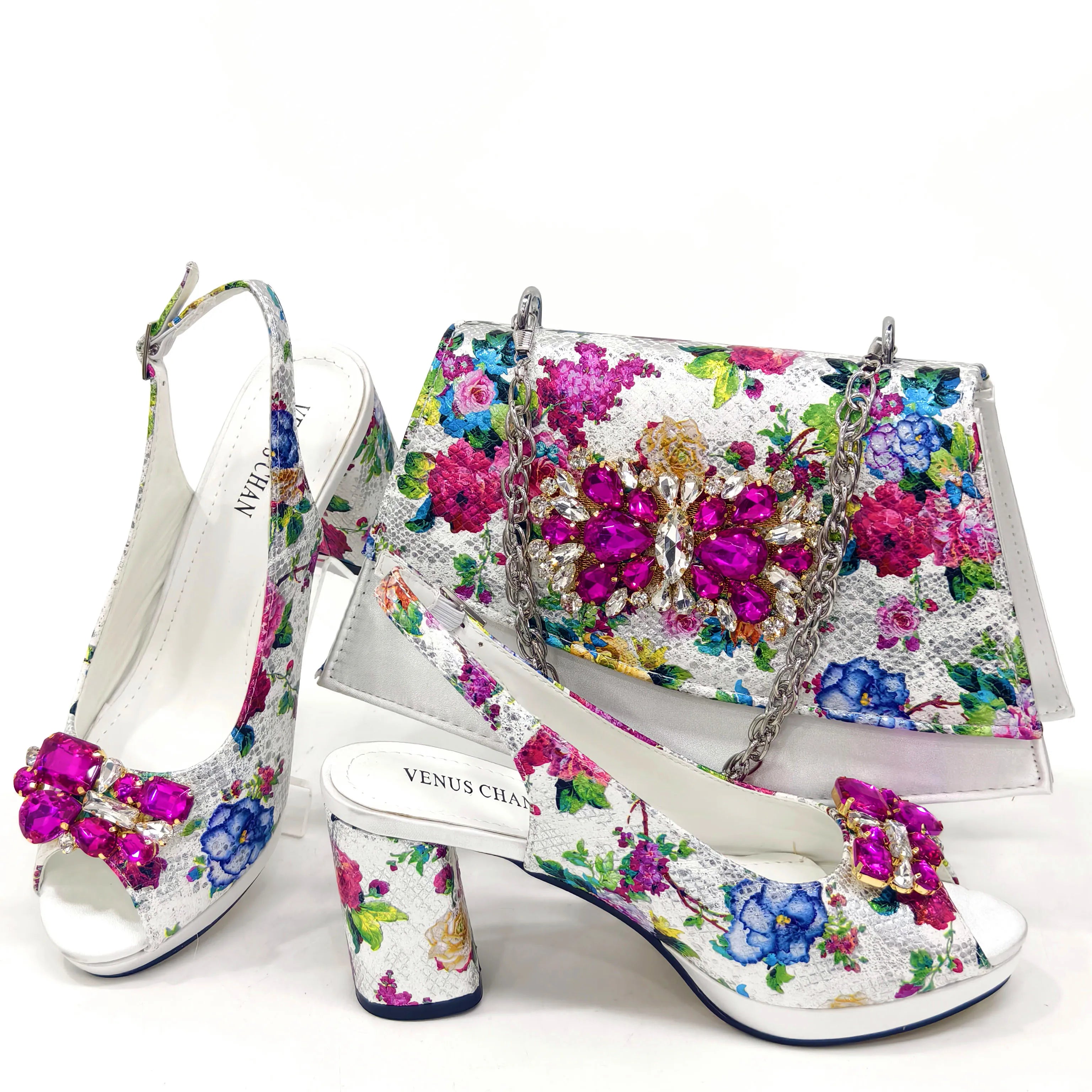 Lastest Italian Ladies Shoes with Matching Bag HMA1-4