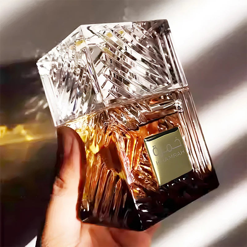 Arab Brand Leather Notes Perfume Unisex Fresh Romantic Fougere Scent Woody Notes Strong Pheromone Lasting Cologne Perfume Gift