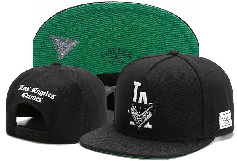 Skull Hand Snapback Hat – Flat Bill Adjustable Baseball Cap