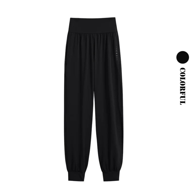 DRUR 2pcs Yoga Set Women Sports Pants Sets 2 Piece Sportswear Outfit Female Long Sleeve Fitness Top High Waist Sweatpants Suits