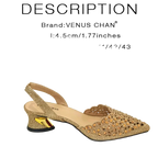 New Low Heel Pointed-Toe Shoes and Bags Set