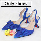 New Silver Versatile Party Ladies Shoes And Bag Set