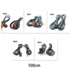 Male+Female Connector 2 3 4 5 6Pin M8 Cable Waterproof Connector For Ebike Optional Cable Ebike Accessories