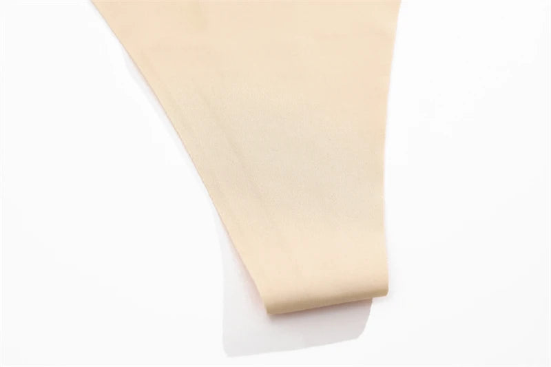 4Pcs Set Seamless Ultra-thin Underwear Women Sexy Thin Belt Panties Women's High Stretch Thongs Girls Breathable G-String Lingerie