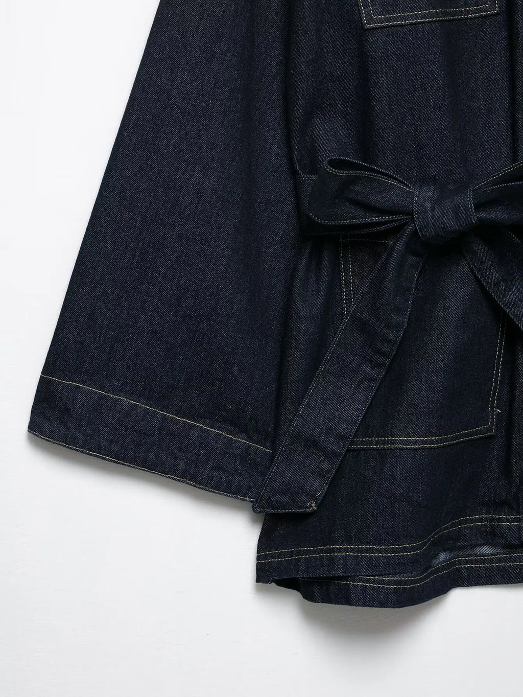 Women's Denim Jacket Solid Color Straps Waist Cinched Turndown Collar Fashionable Versatile Casual Spring Autumn Jacket 2025 New