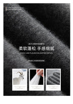 New Women's 100% Cashmere Knitted Thick Pants Autumn Winter Comfortable Skin Friendly Wide-leg Pants Solid Color Casual Clothing