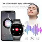 2026 Watch 5 Pro GPS Track Compass Smart Watch Men 360*360 AMOLED Screen NFC BT Call Waterproof Health Monitor Man Smartwatches