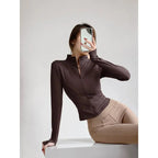 Sun Quick-Drying Zip-Up Sports Jacket Women S-3XL