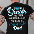 I Love My Senior - Family Senior 2026 - Personalized Custom Graduation 2026 Backside Shirt C635