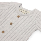 Shortie Romper & Jacquard Blanket Gift Set