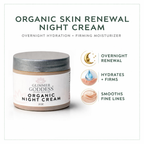 Organic Skin Renewal Night Cream 2 oz – Anti-Aging